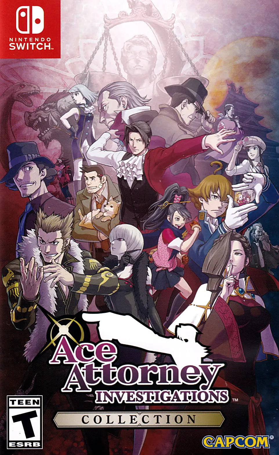Ace Attorney Investigations Collection Switch Cover Art