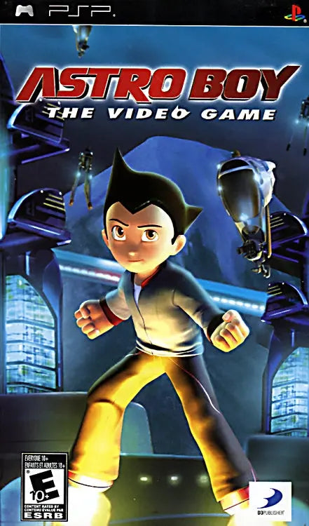 Astro Boy the Video Game PSP Cover Artwork