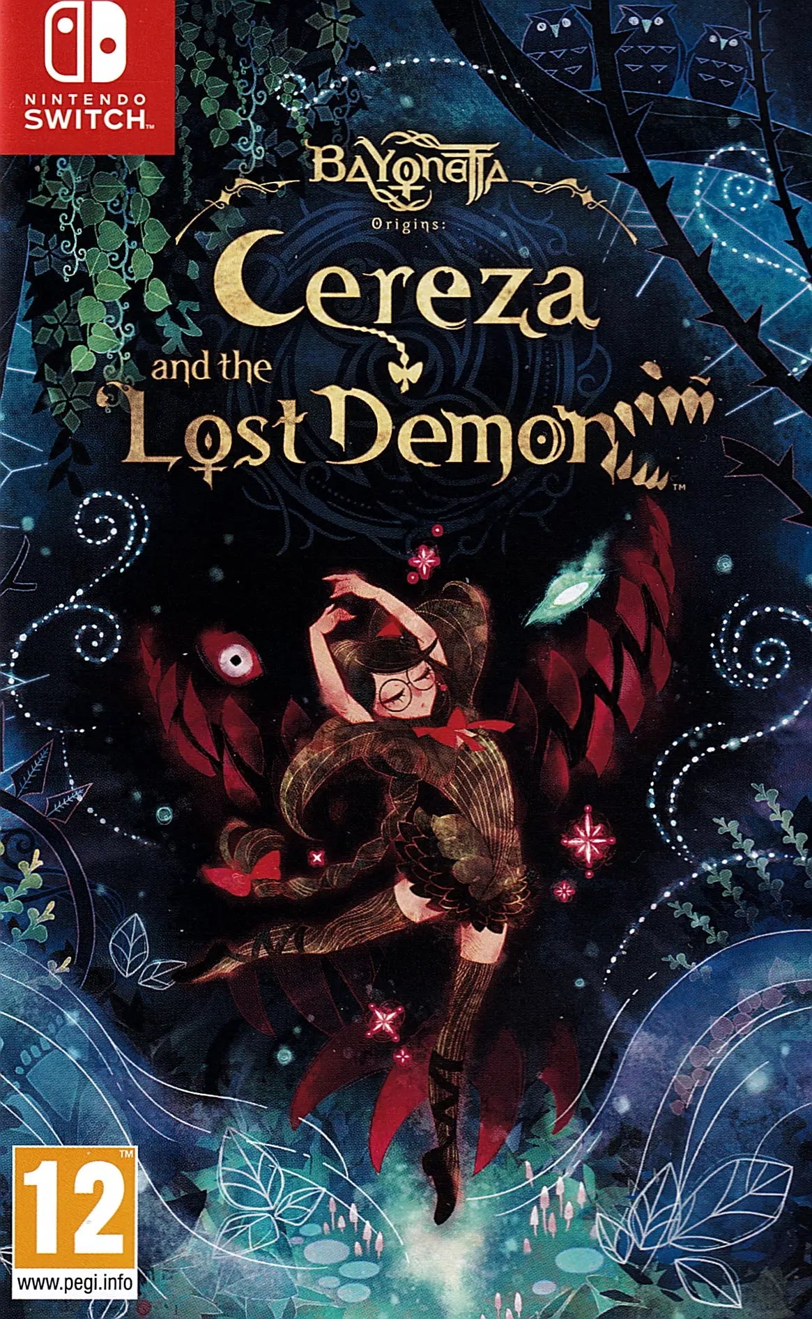 Bayonetta Origins Cereza and the Lost Demon Switch Cover Art