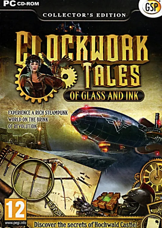 Clockwork Tales: Of Glass and Ink Cover Artwork