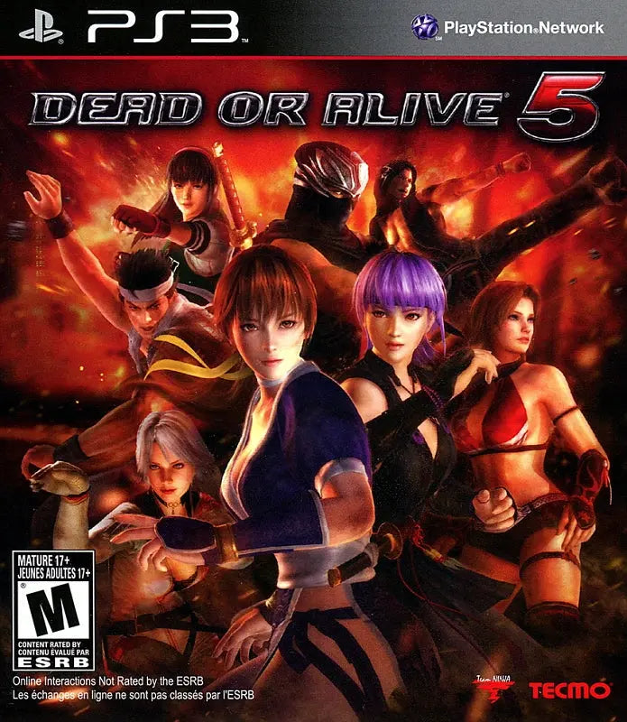 Dead or Alive 5 PS3 Cover Art