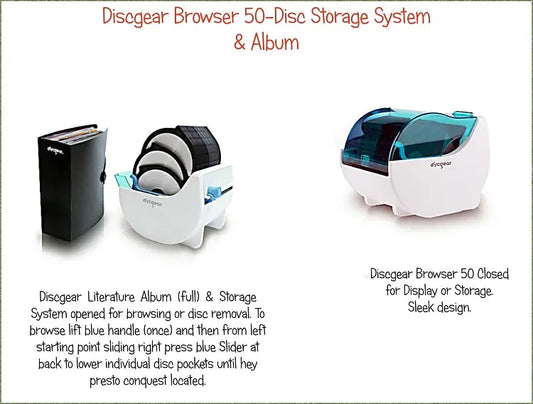 Discgear Browser 50 and How to Browse