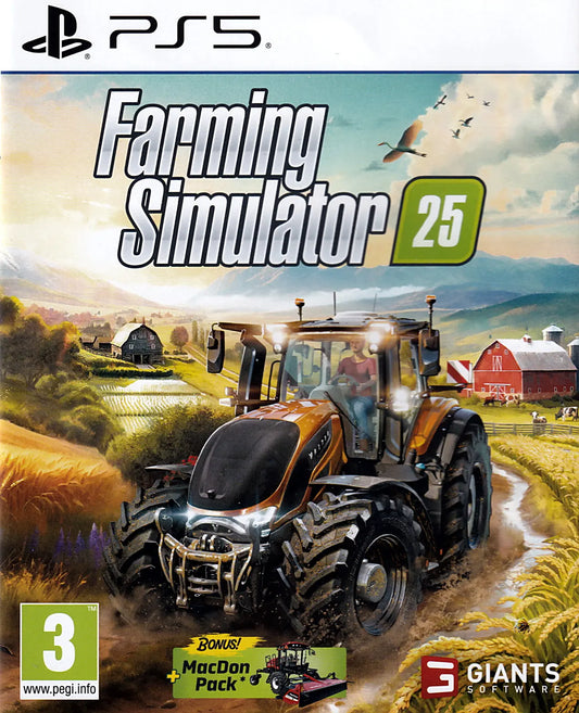 Farming Simulator 25 PS5 Cover Art