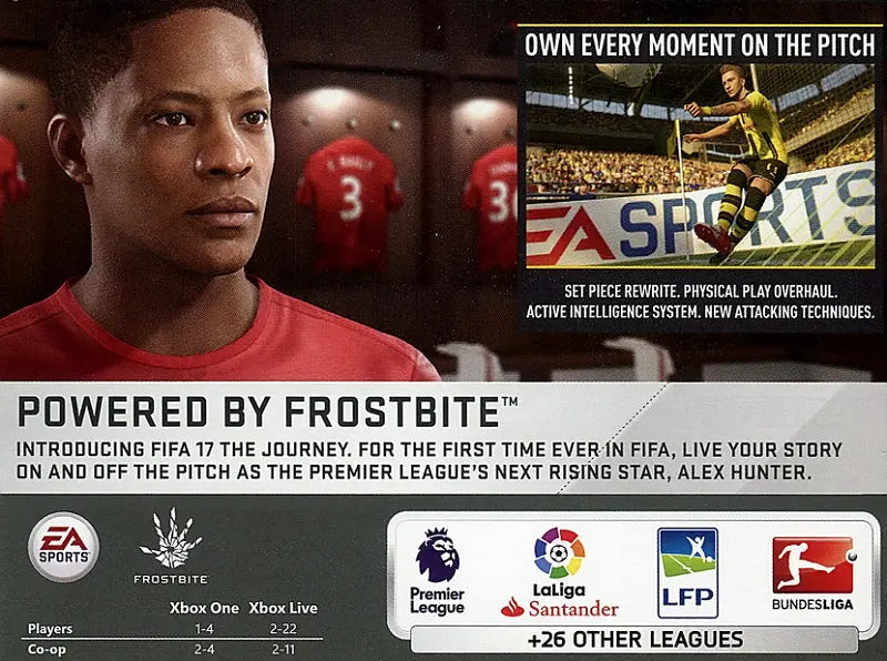 Fifa 17 Xbox One Back Cover Art