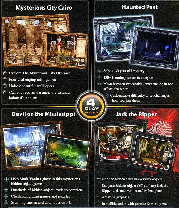 Ghostly Adventures Collection Back Cover Art