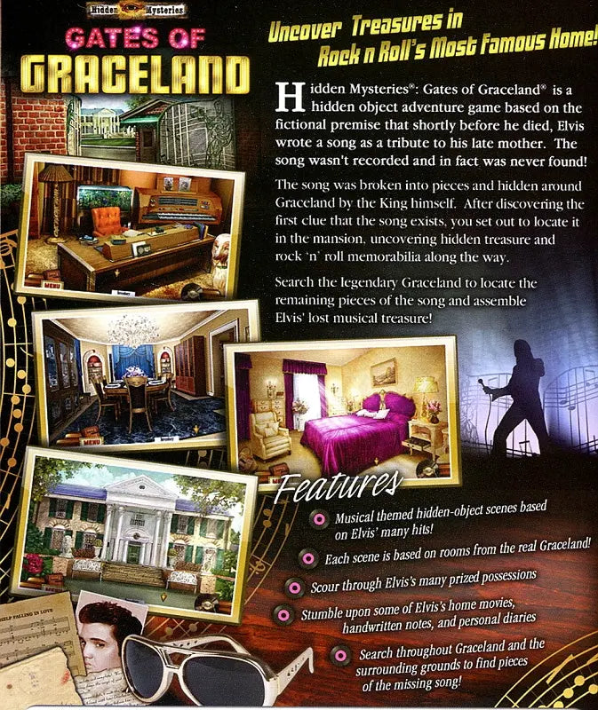 Hidden Mysteries Gates of Graceland Back Cover Art