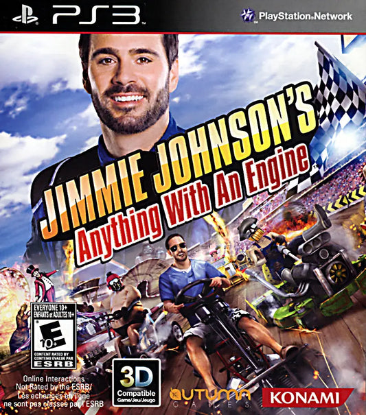 Jimmie Johnson's Anything With An Engine PS3 Cover Art
