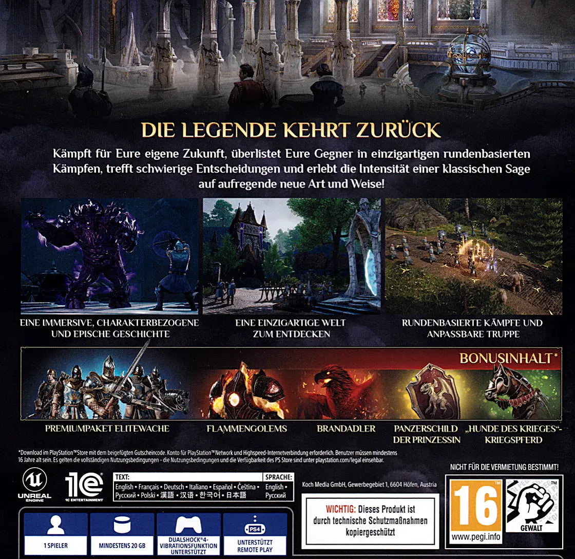 King's Bounty II PS4 1C Entertainment