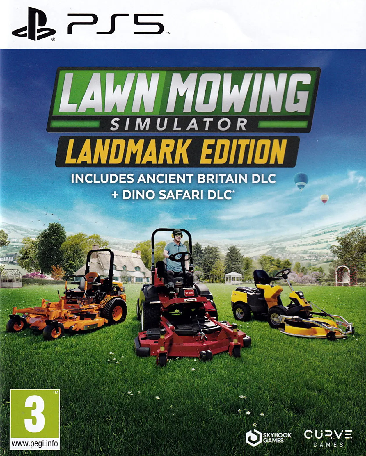 Lawn Mowing Simulator PS5 Cover Art