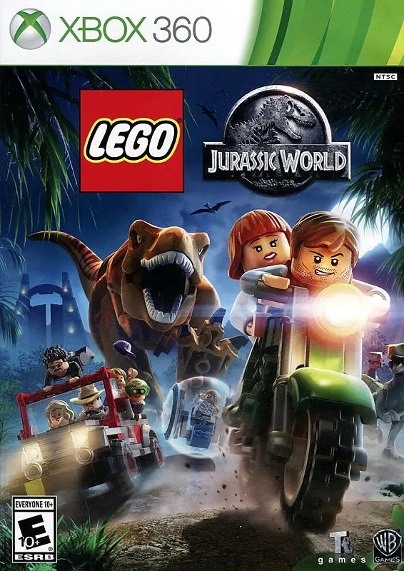 Lego Jurassic World Xbox 360 Cover Art