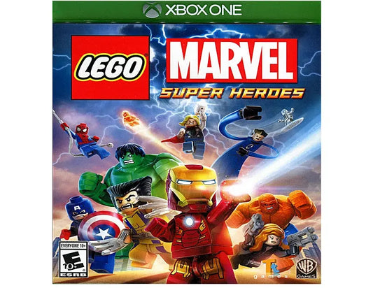 Lego Marvel Super Heroes Xbox One US Cover Artwork