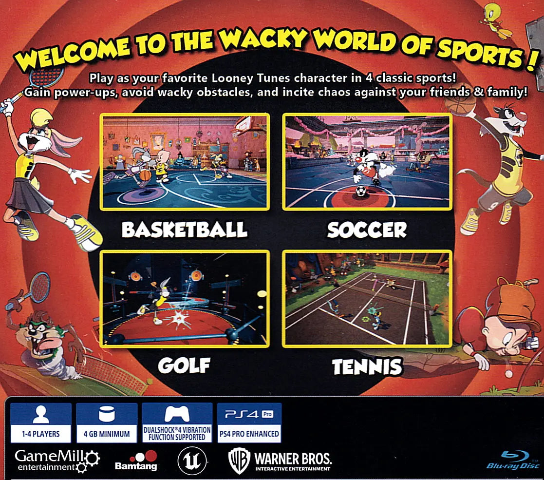 Looney Tunes Wacky World of Sports PS4 GameMill Entertainment