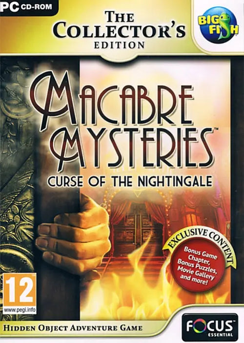 Macabre Mysteries Curse of the Nightingale Collector's Ed. Cover