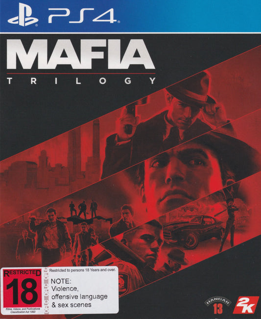 Mafia Trilogy PS4 Cover Art