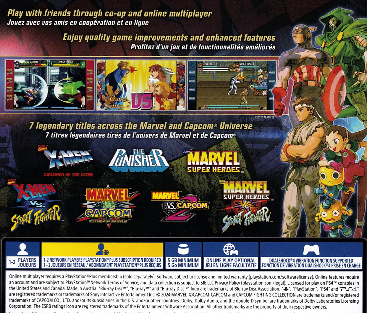 Marvel vs Capcom Fighting Collection Arcade Classics PS4 Capcom