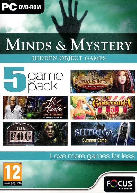 Minds & Mystery 5 Game Pack Front Cover Art