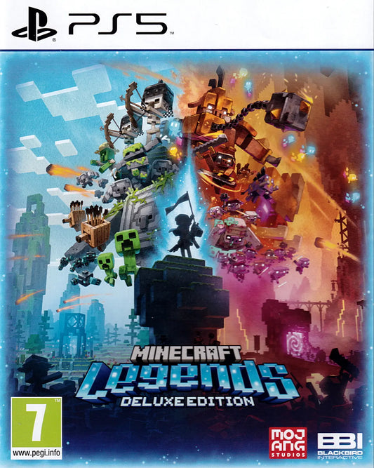Minecraft Legends Deluxe Edition PS5 Cover Art