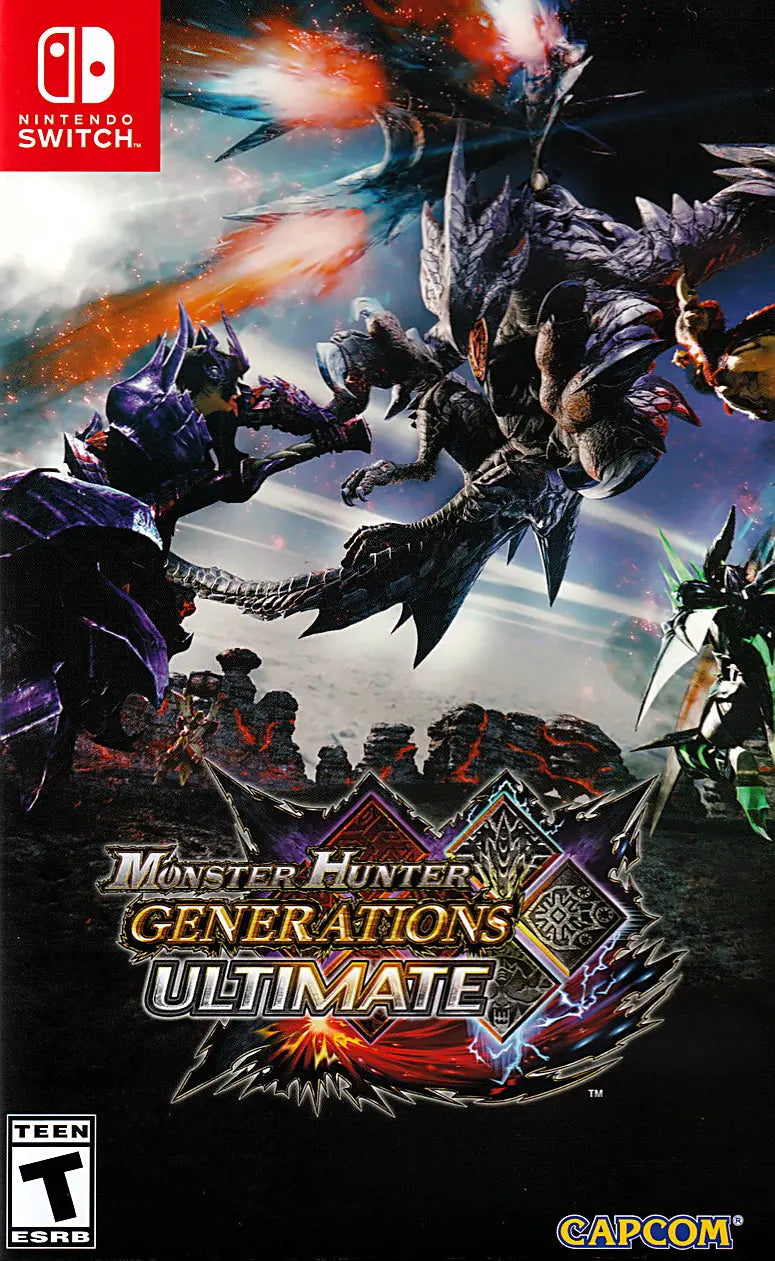 Monster Hunter Generations Ultimate Switch Cover Artwork