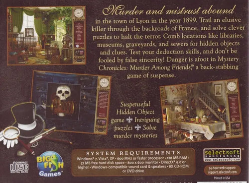 Mystery Chronicles Murder Among Friends Cover Artwork