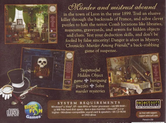 Mystery Chronicles Murder Among Friends Cover Artwork