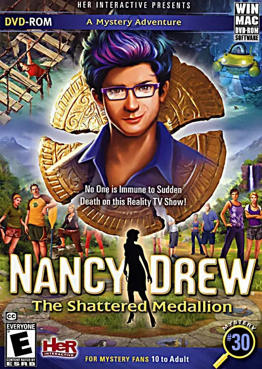 Nancy Drew The Shattered Medallion Cover Artwork