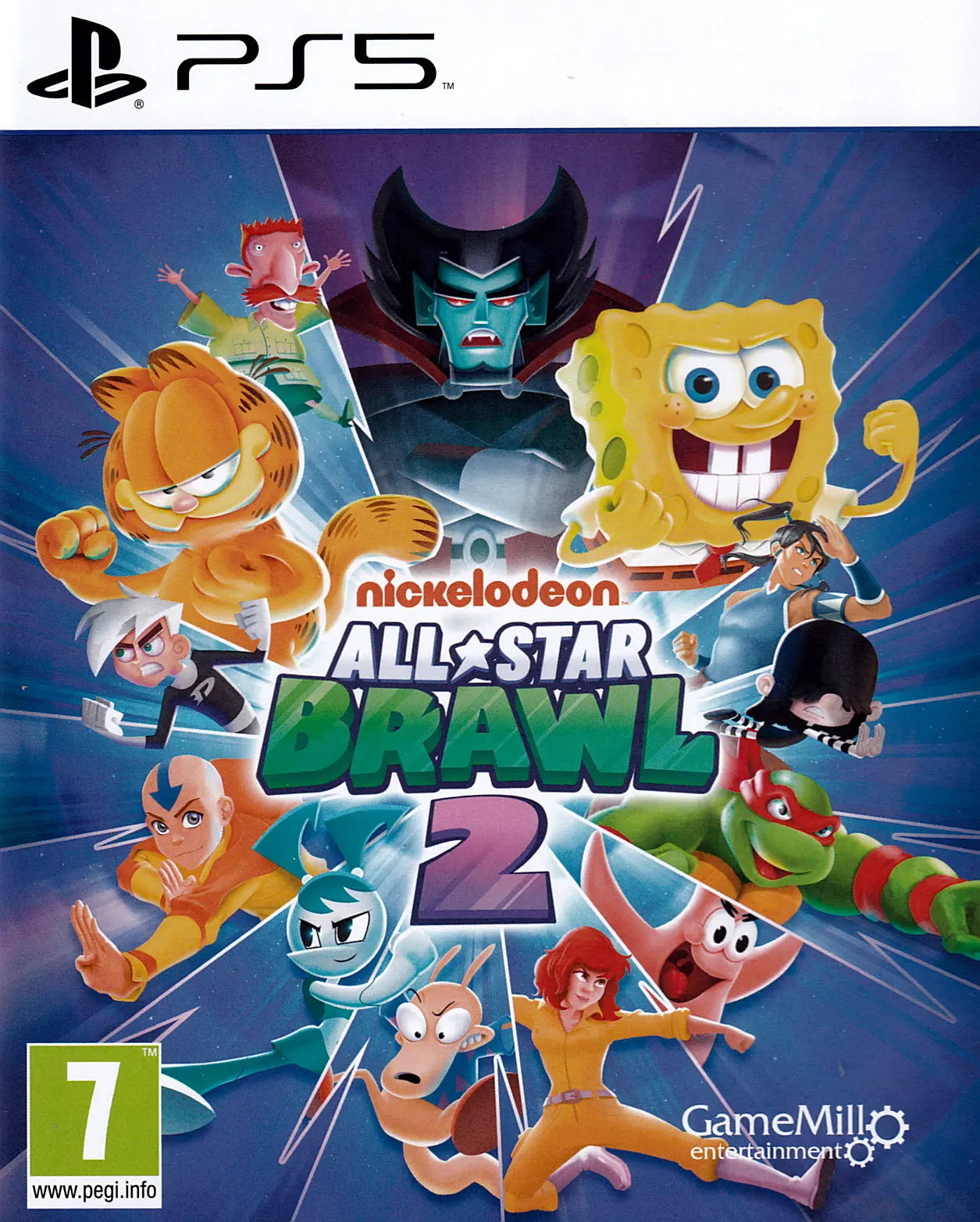 Nickelodeon All Star Brawl 2 PS5 Cover Art