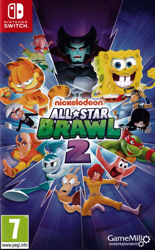 Nickelodeon All Star Brawl 2 Switch Cover Art