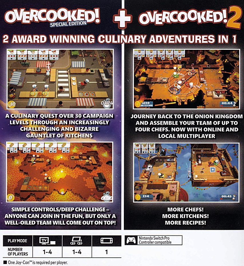 Overcooked! Special Edition + Overcooked! 2 Switch