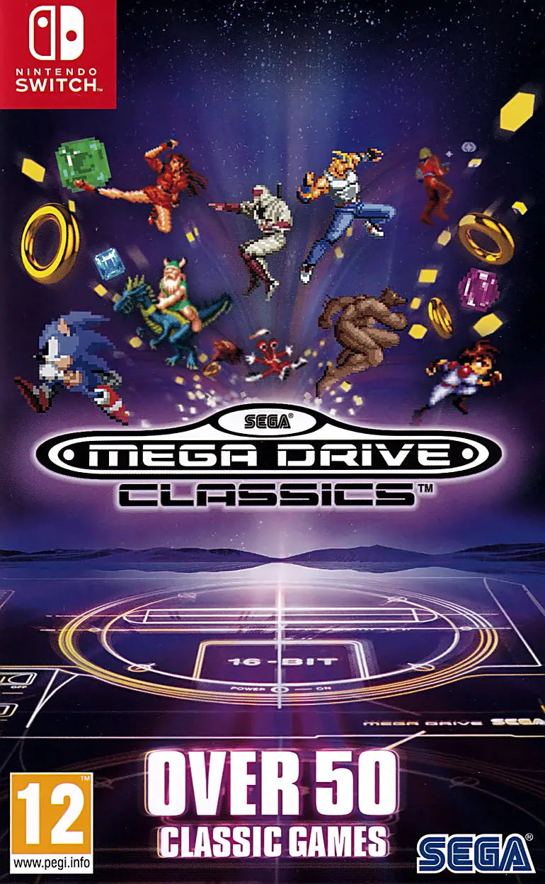 Sega Mega Drive Classics Switch Cover Art