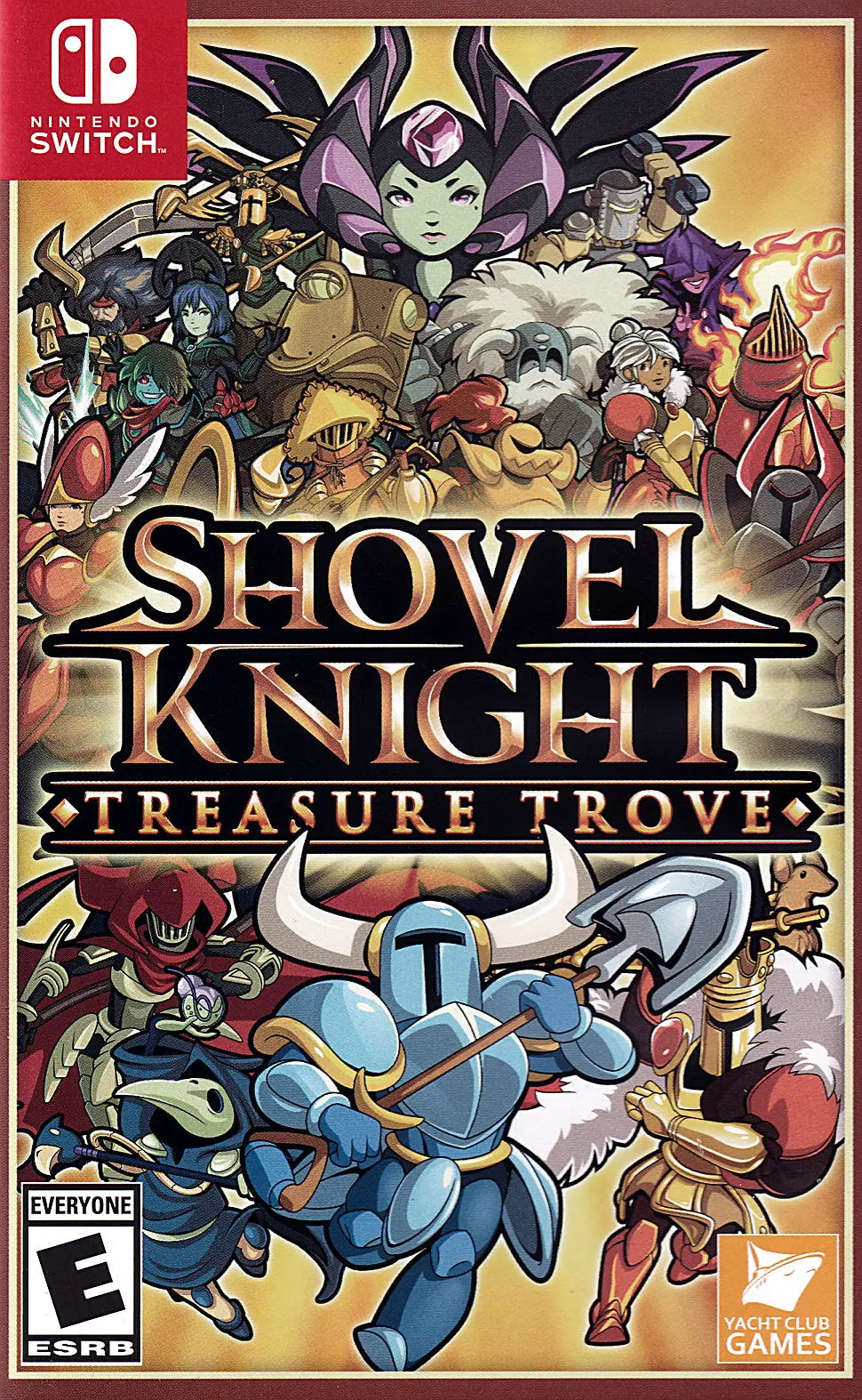 Shovel Knight Treasure Trove Switch Cover Art