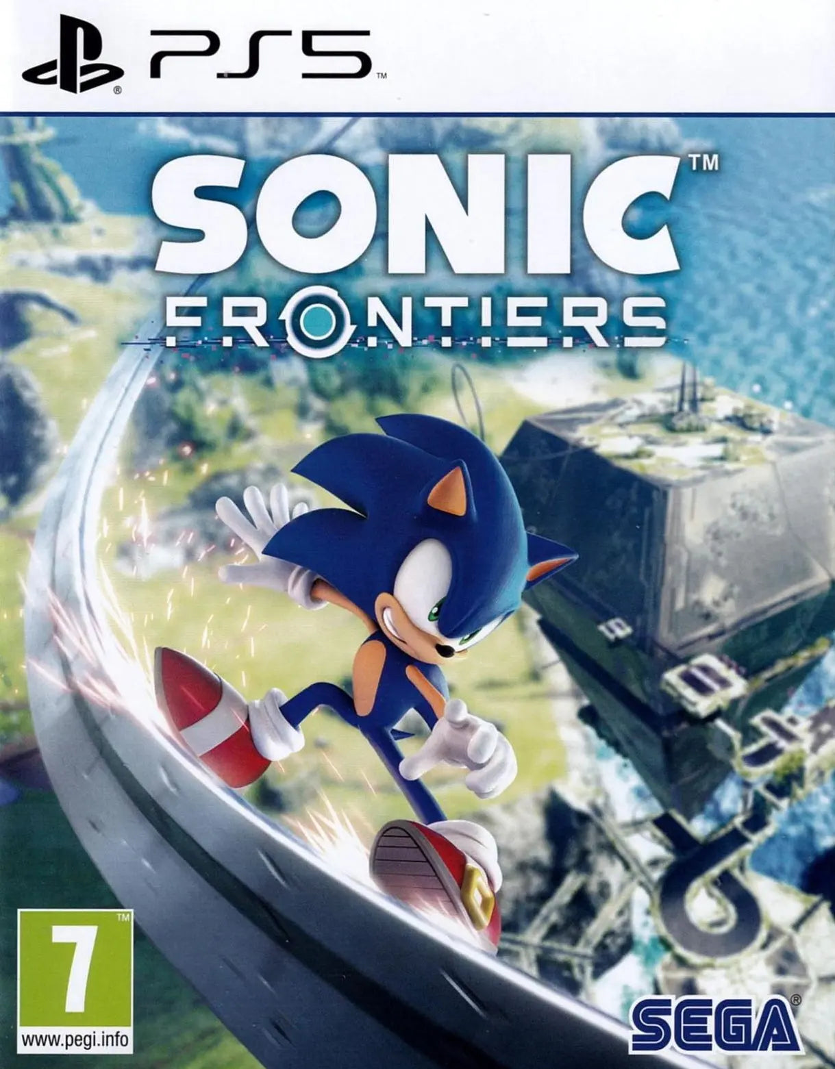 Sonic Frontiers PS5 Cover Art