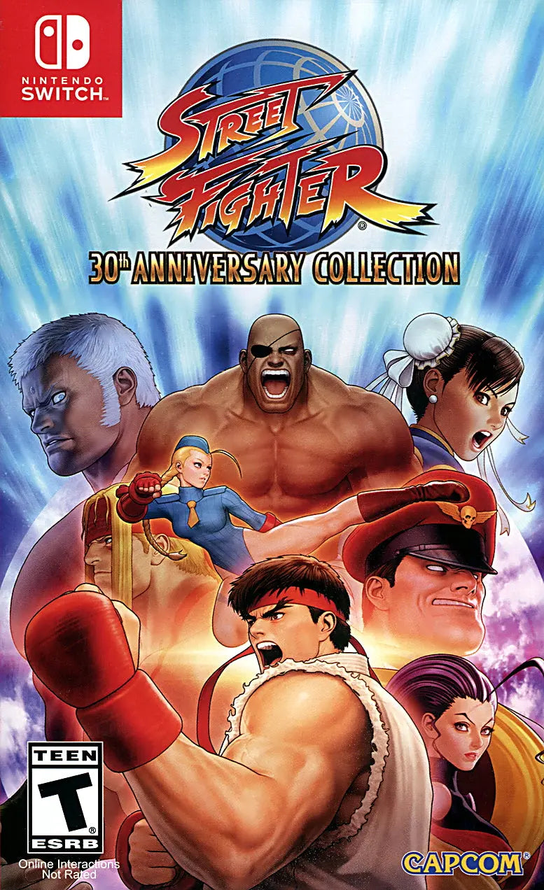 Street Fighter 30th Anniversary Collection Switch Cover Art