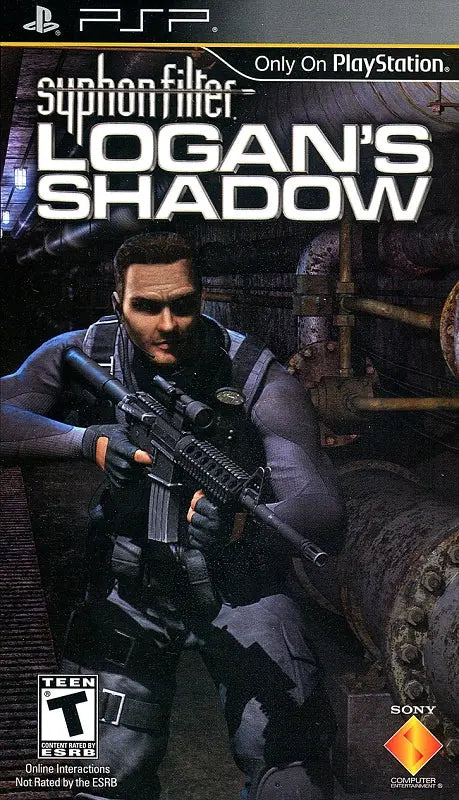 Syphon Filter Logan's Shadow Cover Art PSP