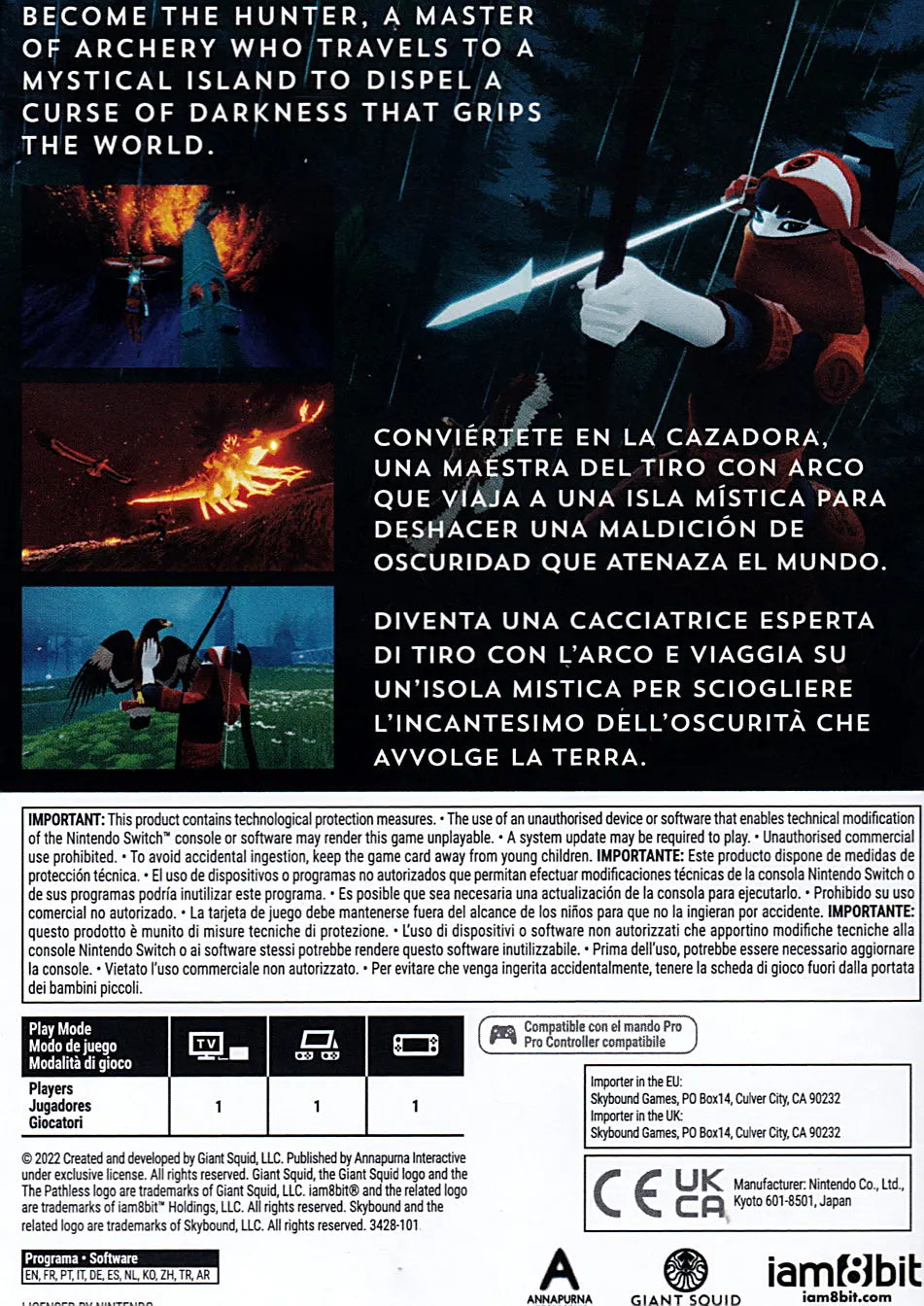 The Pathless Switch Back Cover Art