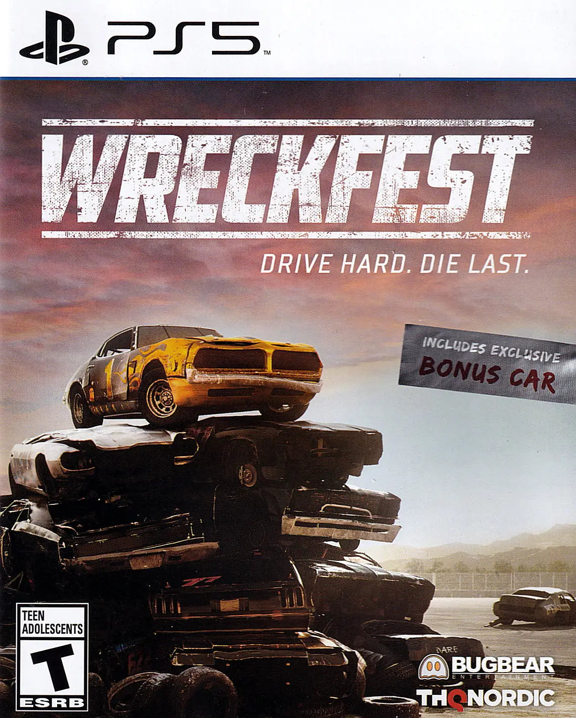 Wreckfest PS5 Cover Art