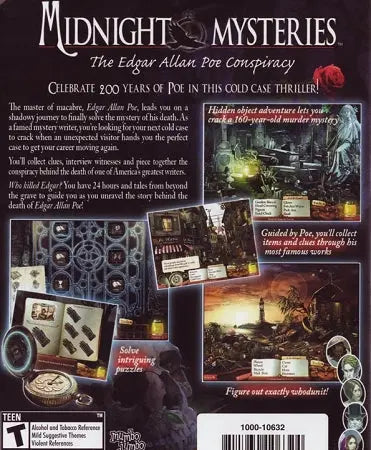 Midnight Mysteries the Edgar Allen Poe Conspiracy Cover