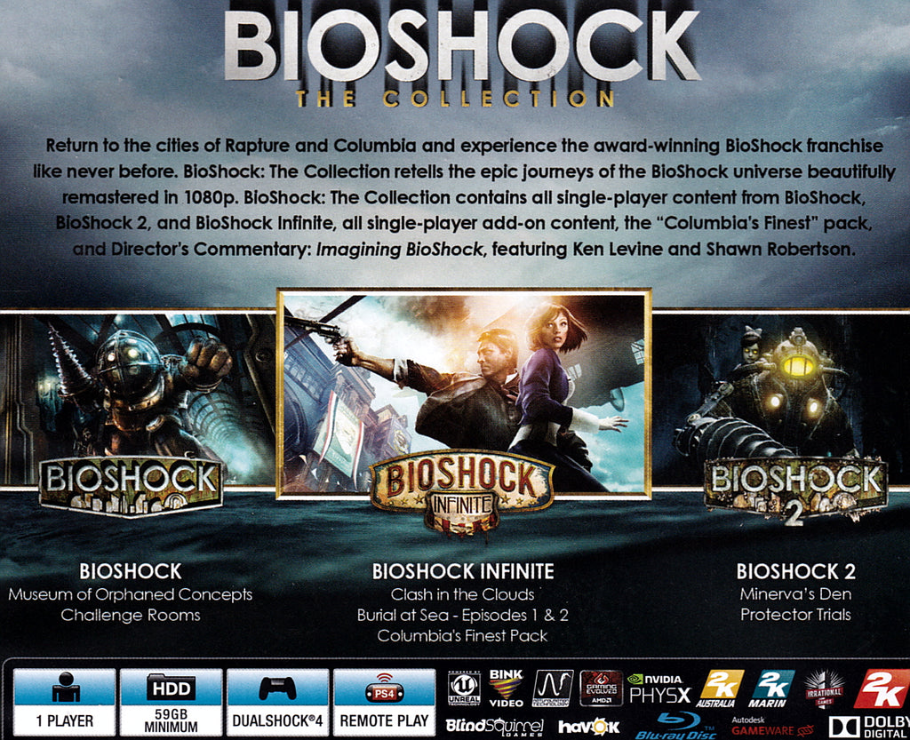 Bioshock the Collection PS4