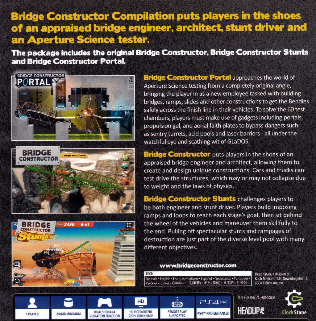 Bridge Constructor Compilation PS4