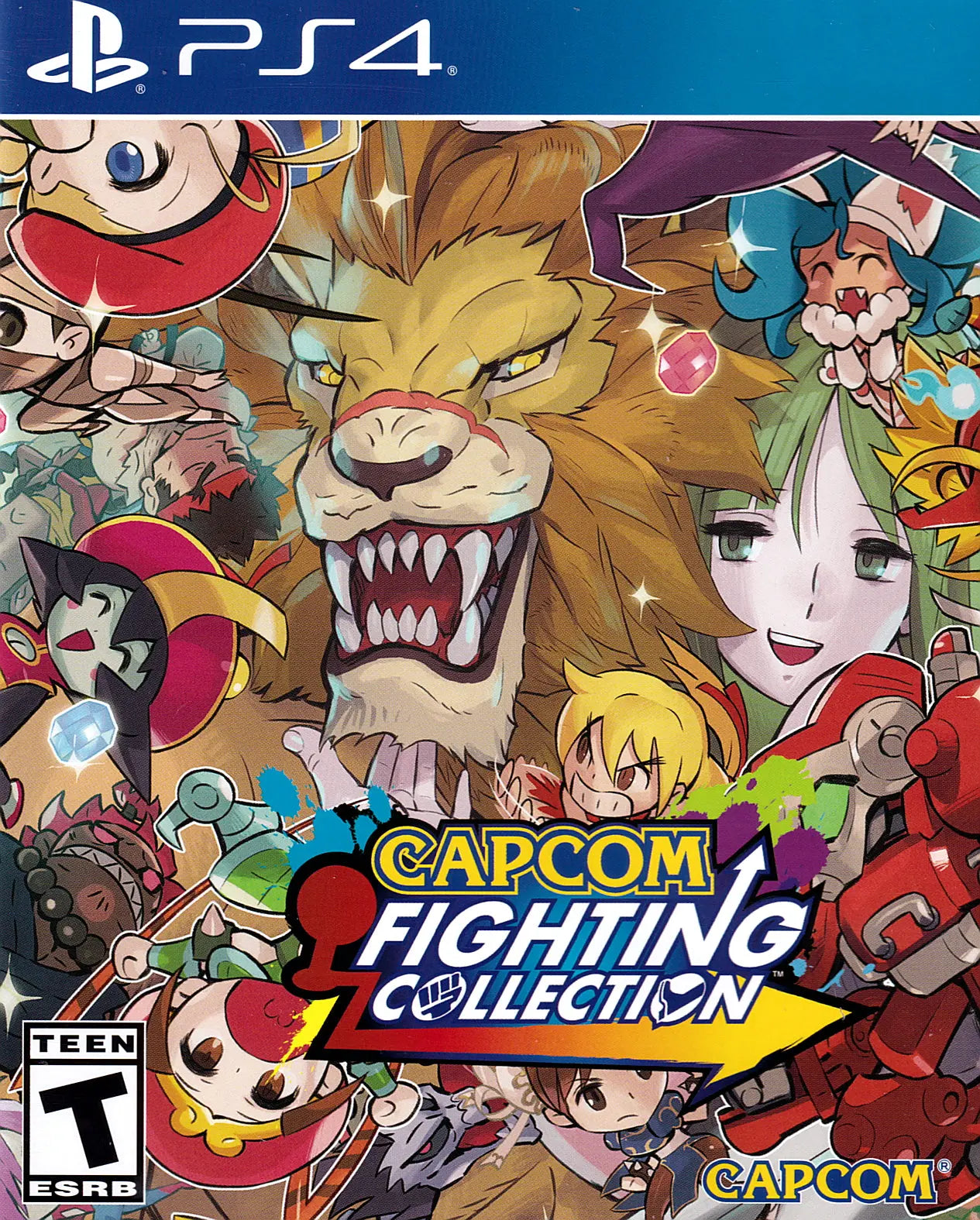 Capcom Fighting Collection PS4 Cover Art