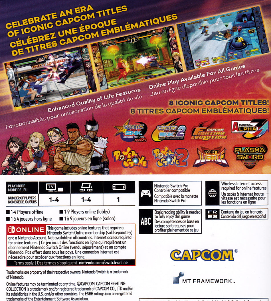 Capcom Fighting Collection 2 Switch