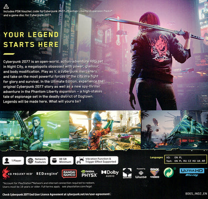 Cyberpunk 2077 Ultimate Edition PS5