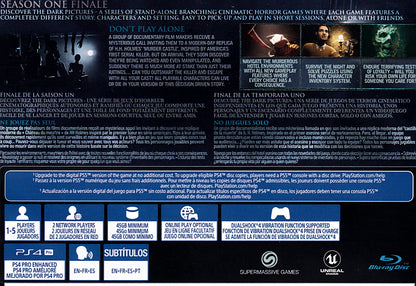The Dark Pictures Anthology The Devil in Me PS4