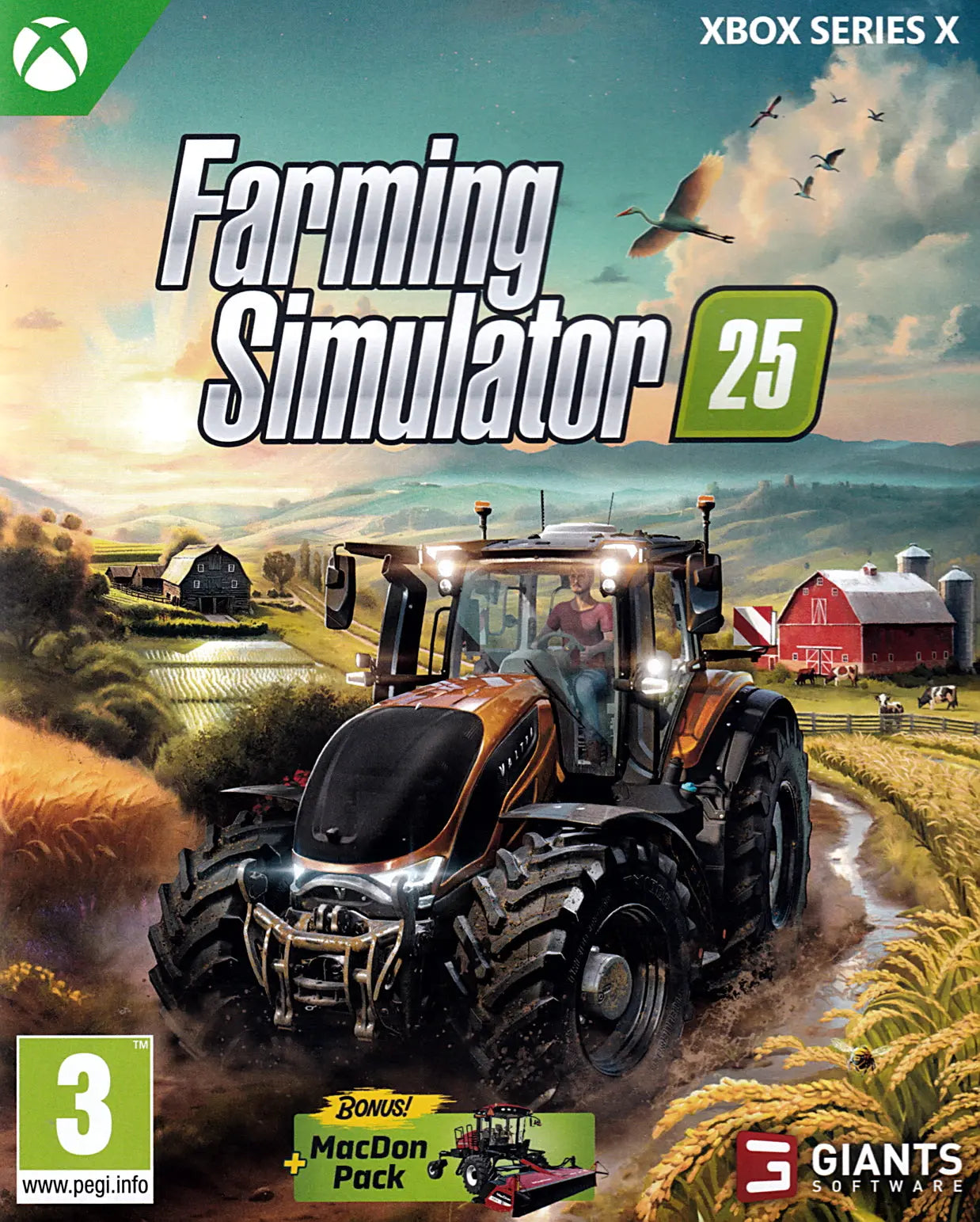 Farming Simulator 25 Xbox Series X Cover Art