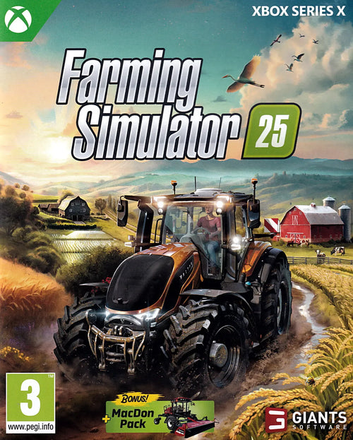 Farming Simulator 25 Xbox Series X Cover Art