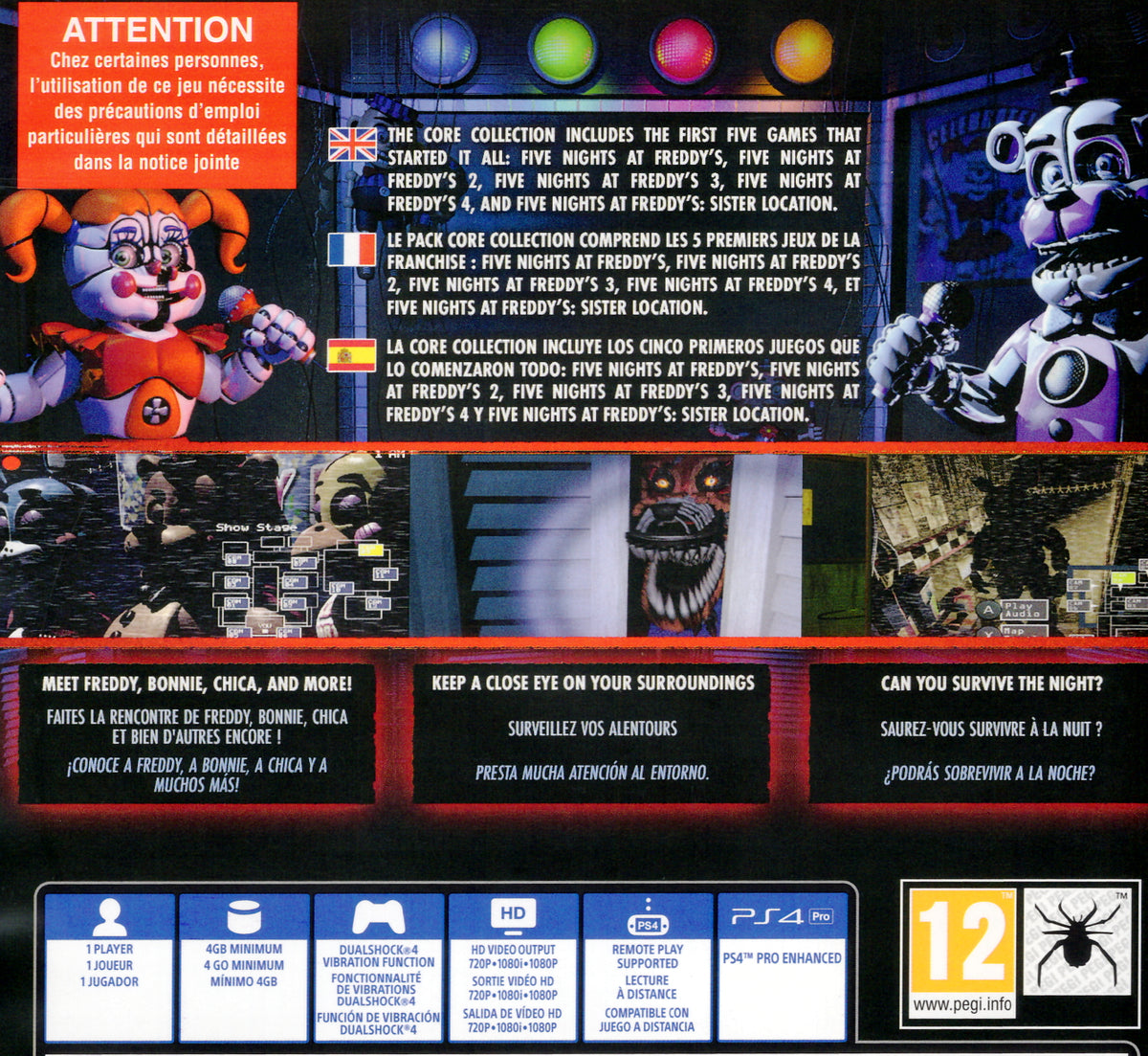 Five Nights at Freddy's Core Collection PS4