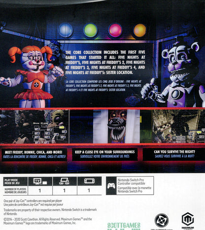 Five Nights at Freddy's Core Collection Switch