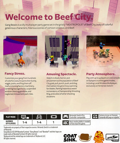 Gang Beasts Switch