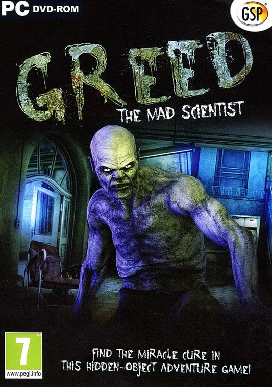 Greed The Mad Scientist Cover Art