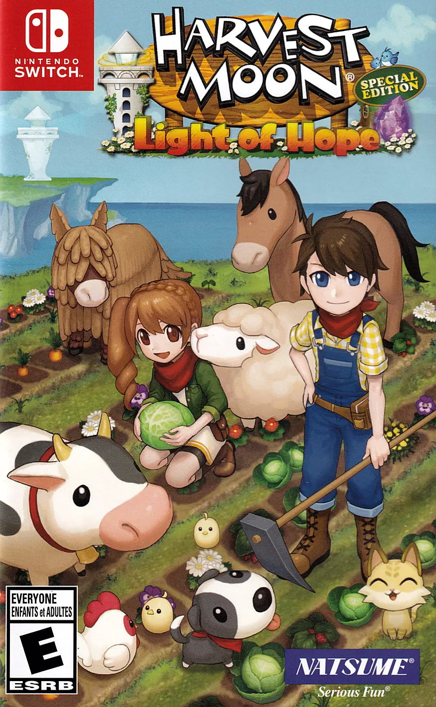 Harvest Moon Light of Hope Special Edition Switch Cover Art