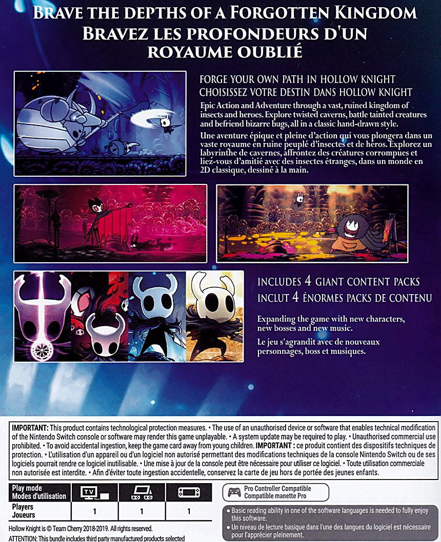 Hollow Knight Switch